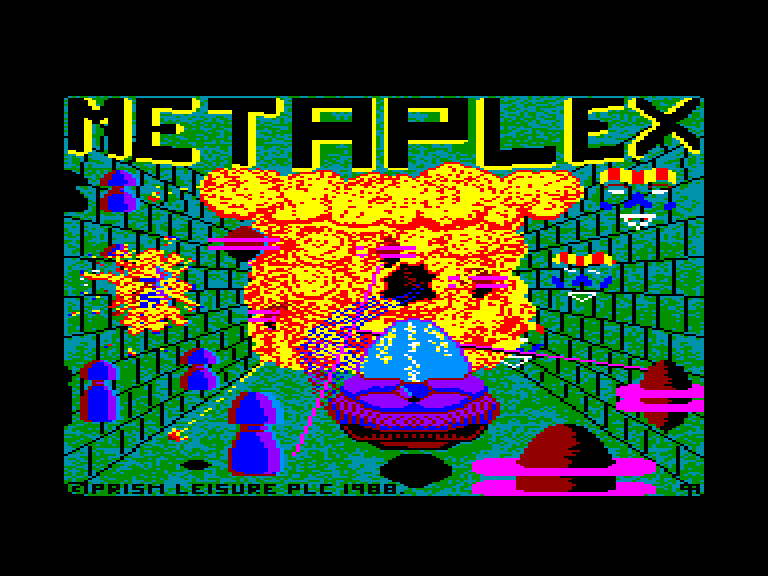 screenshot of the Amstrad CPC game Metaplex