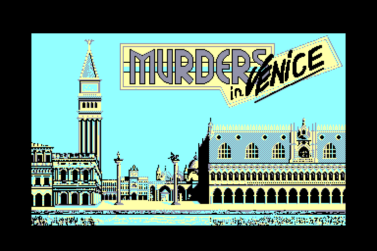 screenshot of the Amstrad CPC game Meurtres a Venise