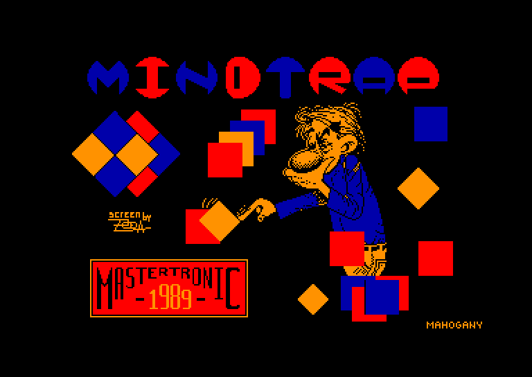 screenshot du jeu Amstrad CPC Mindtrap