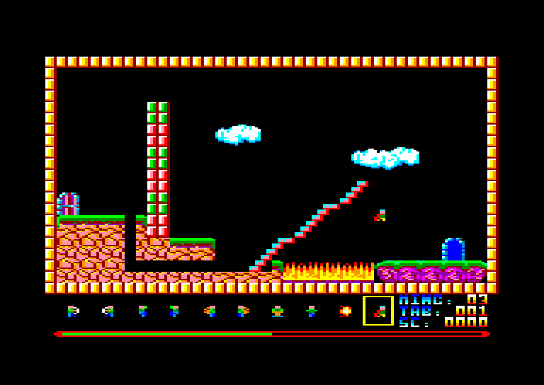 screenshot du jeu Amstrad CPC Mings (les)