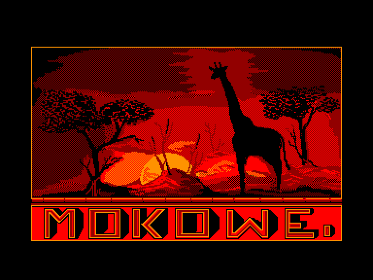screenshot du jeu Amstrad CPC Mokowe