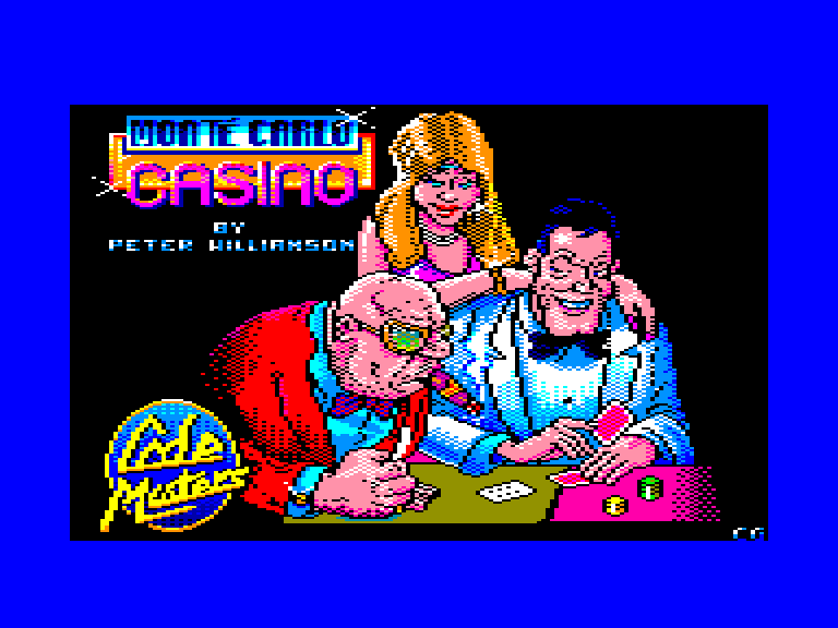 screenshot du jeu Amstrad CPC Monte carlo casino
