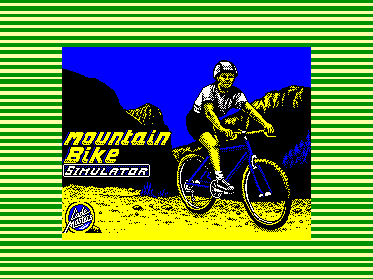 screenshot du jeu Amstrad CPC Mountain Bike Simulator