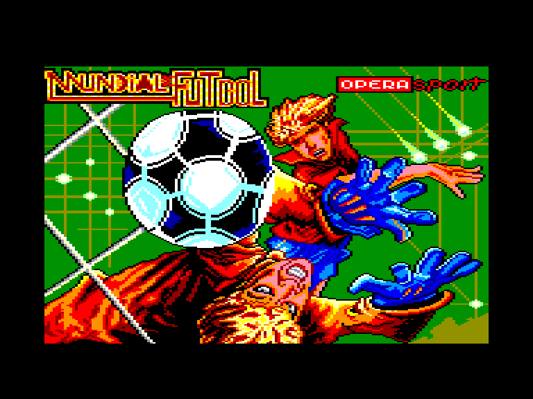 screenshot du jeu Amstrad CPC Mundial de futbol