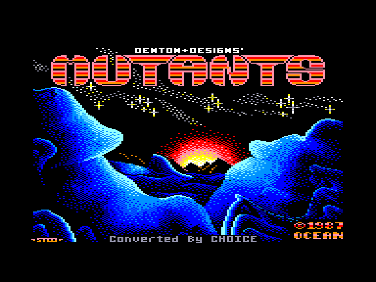 screenshot du jeu Amstrad CPC Mutants