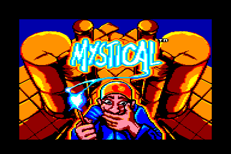 screenshot of the Amstrad CPC game Mystical