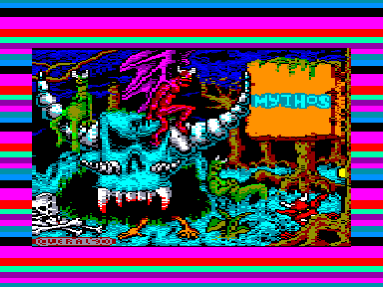 screenshot du jeu Amstrad CPC Mythos