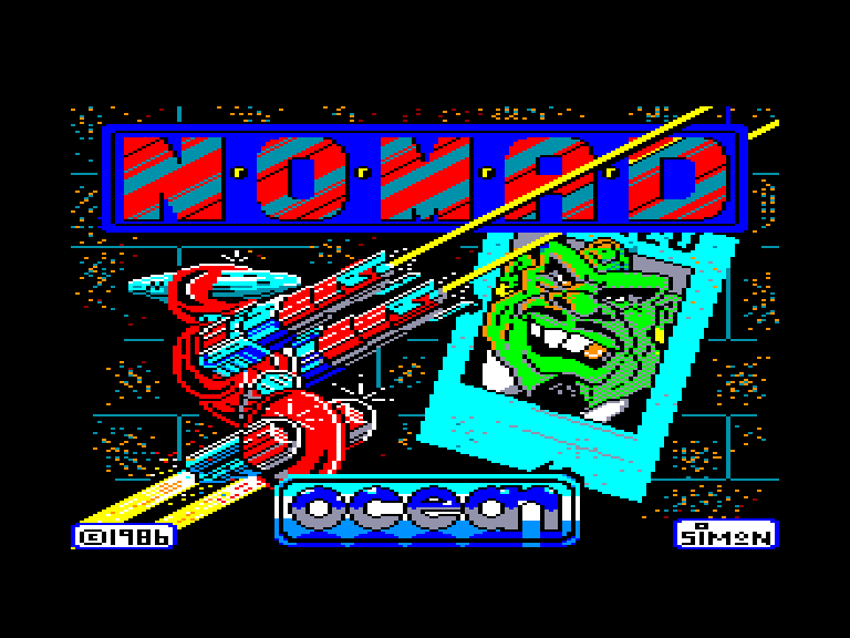 screenshot du jeu Amstrad CPC Nomad
