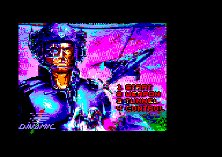 screenshot of the Amstrad CPC game Narco police