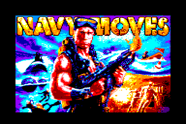 screenshot du jeu Amstrad CPC Navy Moves