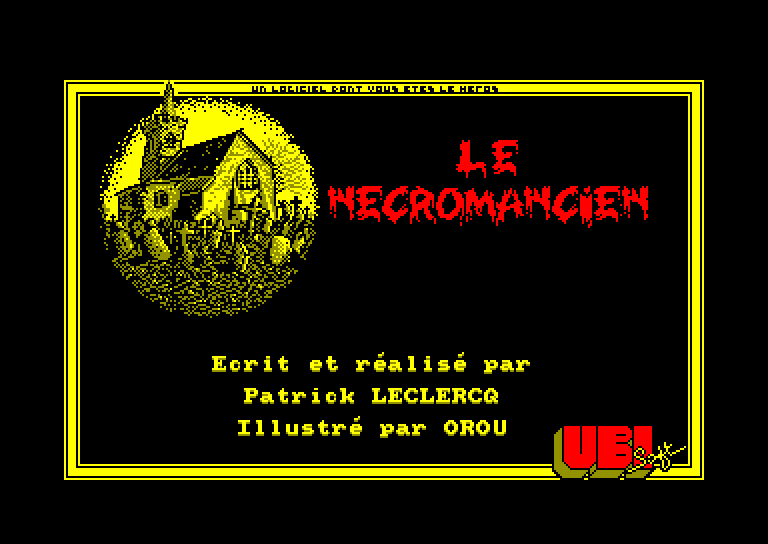 screenshot du jeu Amstrad CPC Necromancien (le)