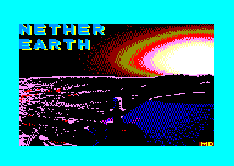 screenshot du jeu Amstrad CPC Nether Earth