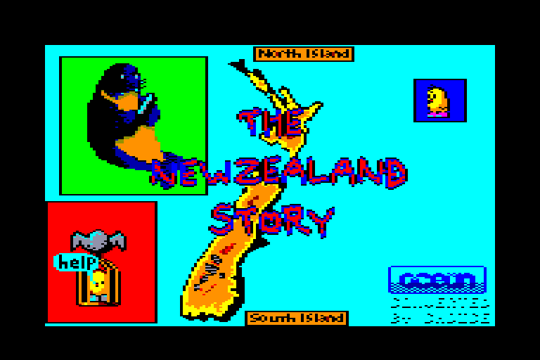 screenshot du jeu Amstrad CPC New Zealand Story (the)