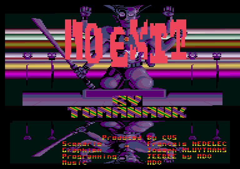 screenshot of the Amstrad CPC game No Exit (GX4000)