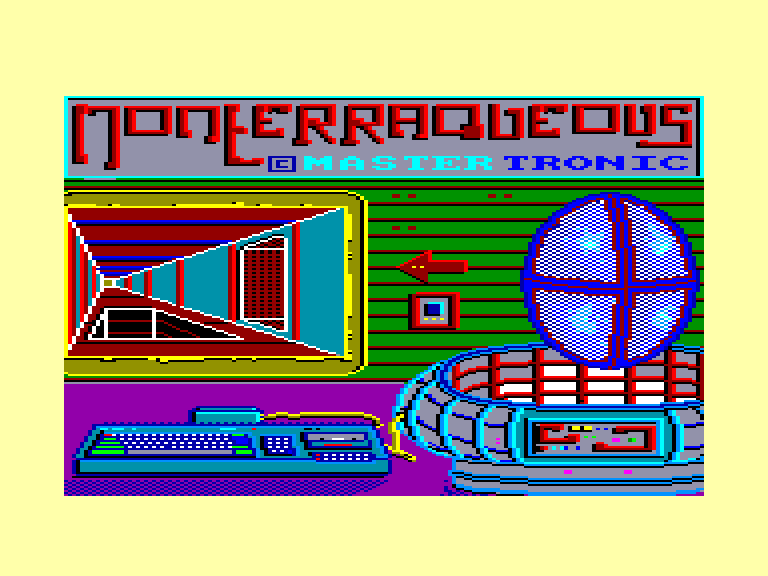 screenshot of the Amstrad CPC game Nonterraqueous