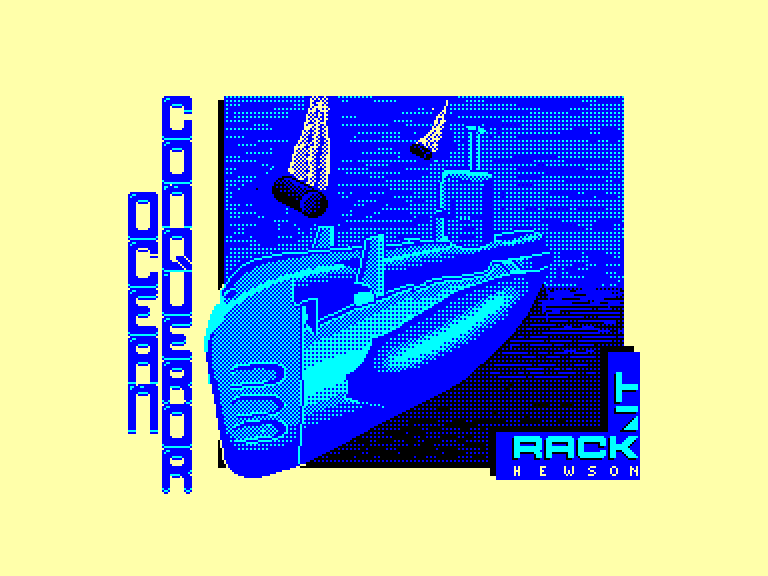 screenshot of the Amstrad CPC game Ocean Conqueror
