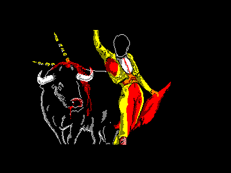 screenshot du jeu Amstrad CPC Ole Toro