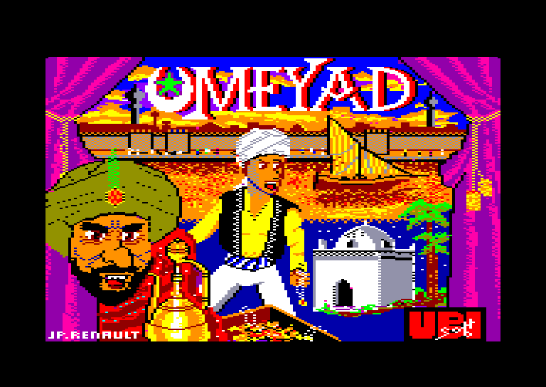 screenshot of the Amstrad CPC game Omeyad