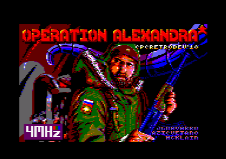 screenshot du jeu Amstrad CPC Operation Alexandra