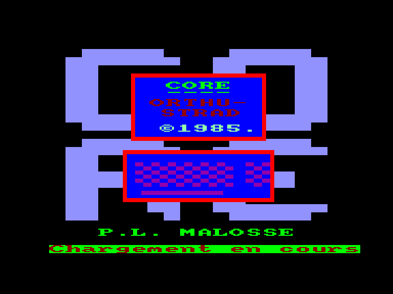 screenshot du jeu Amstrad CPC Orthustrad