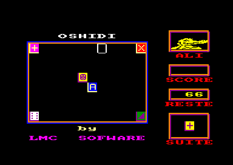 screenshot du jeu Amstrad CPC Oshidi