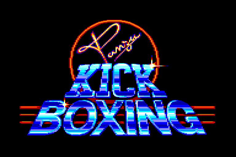 screenshot of the Amstrad CPC game Panza Kick Boxing