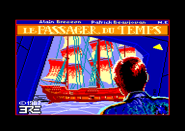 screenshot of the Amstrad CPC game Passager du Temps (le)