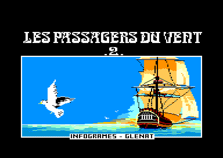 screenshot du jeu Amstrad CPC Passagers du Vent 2 (les)