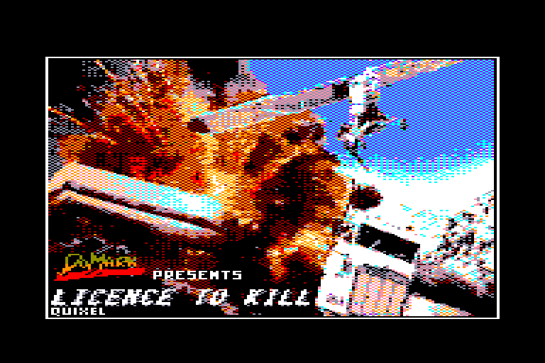 screenshot du jeu Amstrad CPC Licence to Kill