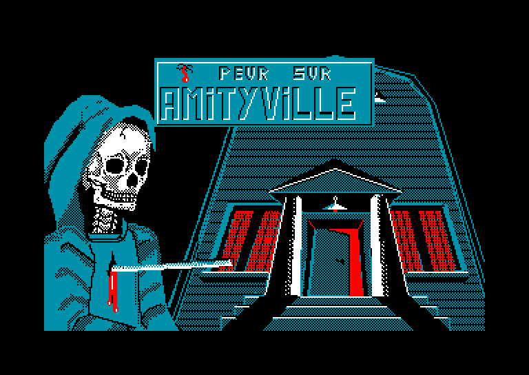 screenshot du jeu Amstrad CPC Peur sur amityville