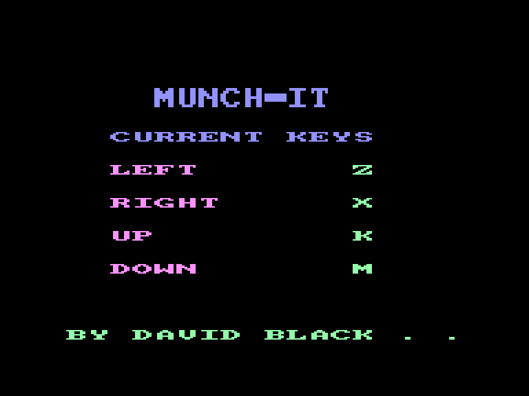screenshot of the Amstrad CPC game Munch-It