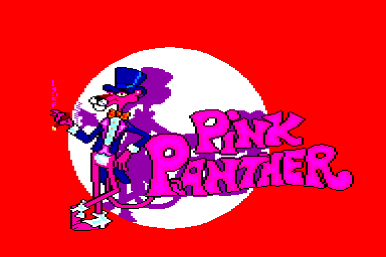 screenshot of the Amstrad CPC game Pink panther