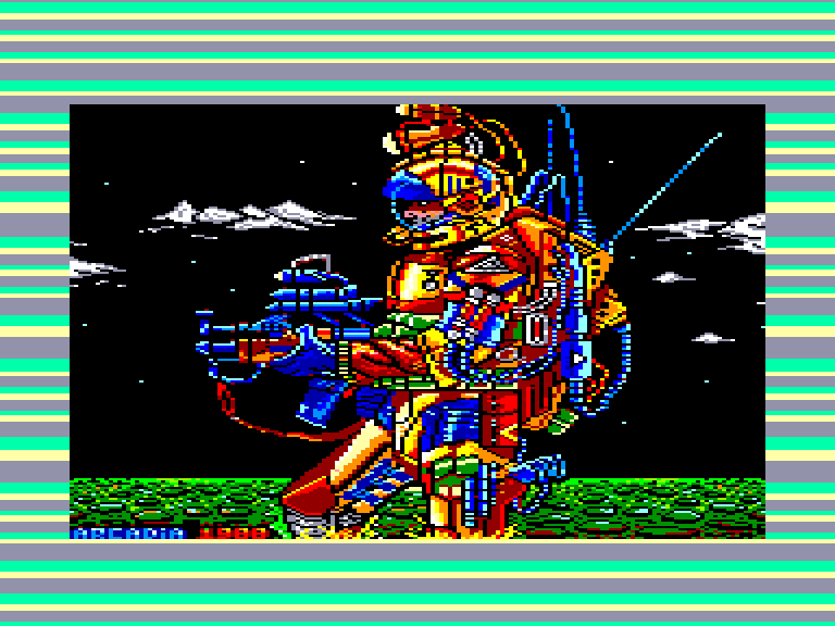 screenshot of the Amstrad CPC game Poder Oscuro (el)