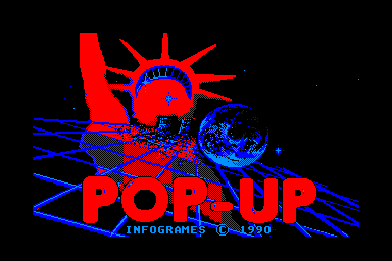 screenshot of the Amstrad CPC game Pop-Up