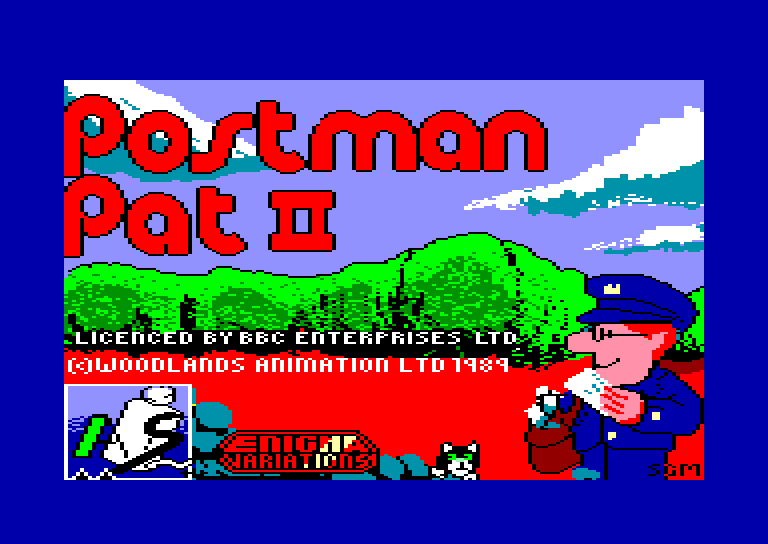 screenshot du jeu Amstrad CPC Postman pat 2