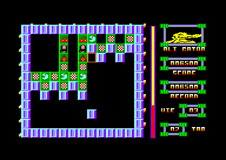 screenshot du jeu Amstrad CPC Pousnik