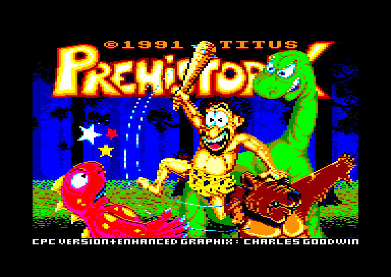 screenshot du jeu Amstrad CPC Prehistorik