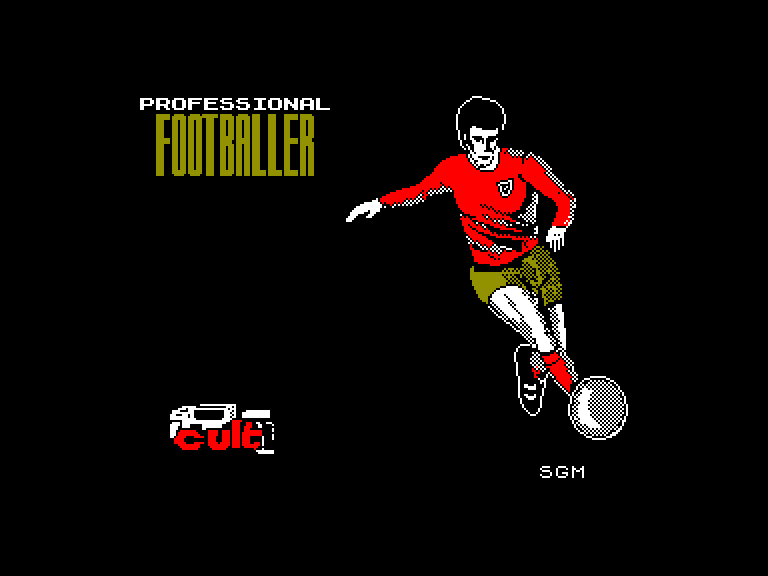 screenshot du jeu Amstrad CPC Professional footballer