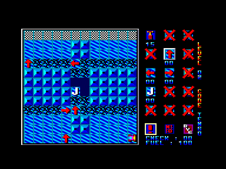 screenshot of the Amstrad CPC game Rc quest