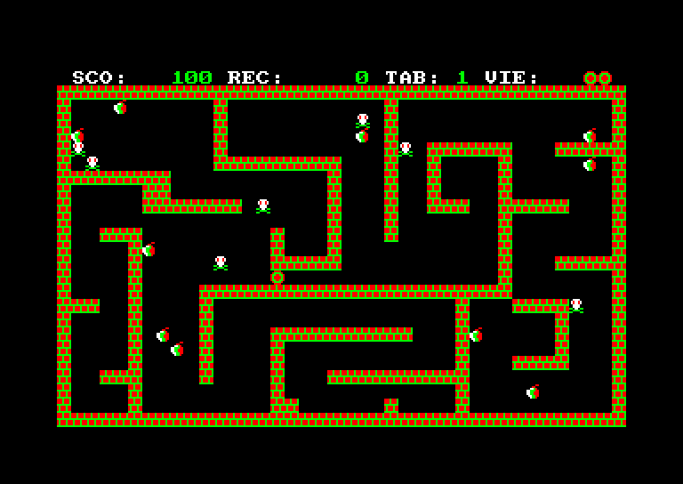 screenshot of the Amstrad CPC game Rapido
