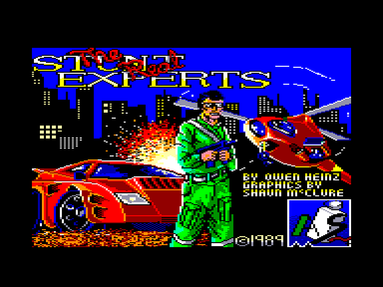 screenshot du jeu Amstrad CPC Real stunt experts (the)