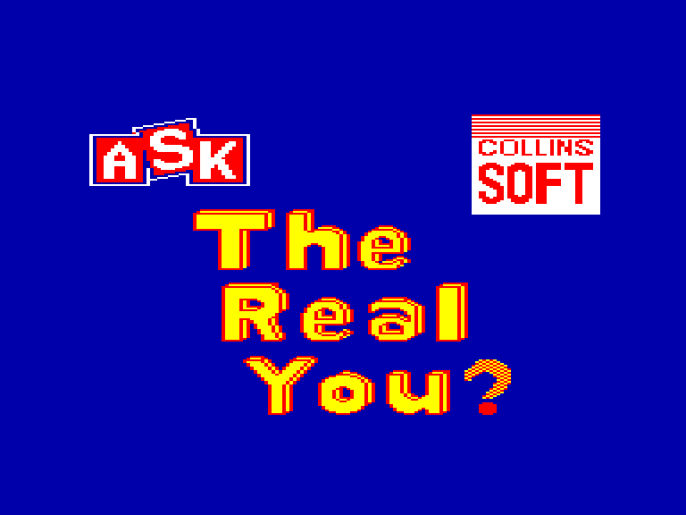 screenshot of the Amstrad CPC game Real you (the)