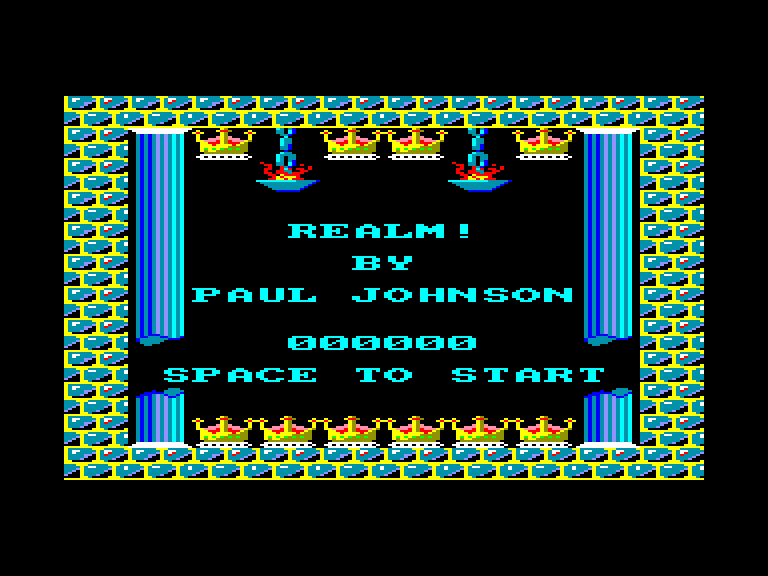 screenshot of the Amstrad CPC game Realm