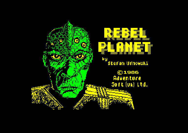 screenshot du jeu Amstrad CPC Rebel planet