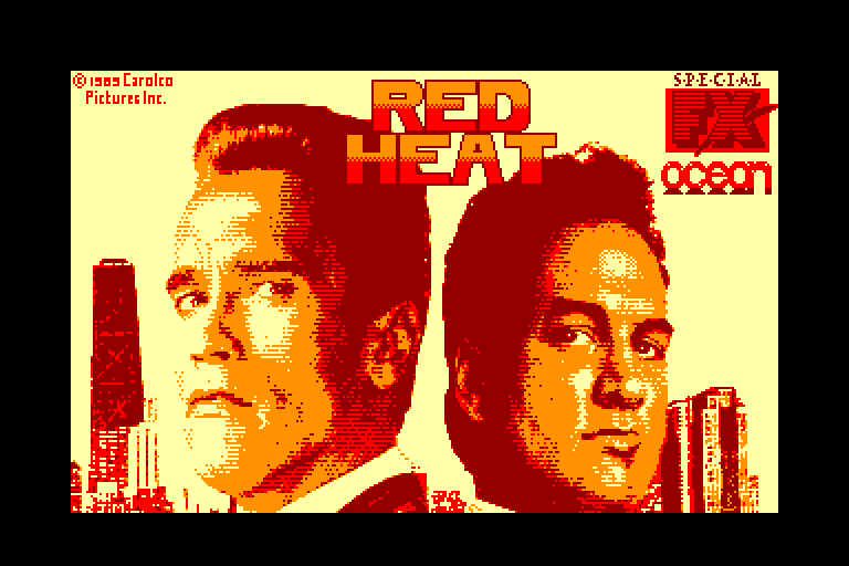 screenshot du jeu Amstrad CPC Red Heat