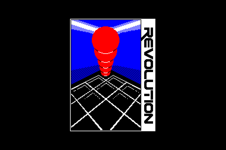 screenshot of the Amstrad CPC game Revolution