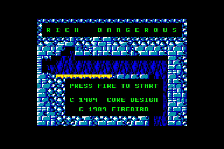 screenshot du jeu Amstrad CPC Rick Dangerous