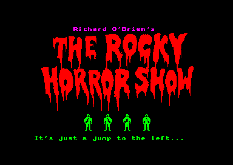 screenshot du jeu Amstrad CPC Rocky Horror Show (the)