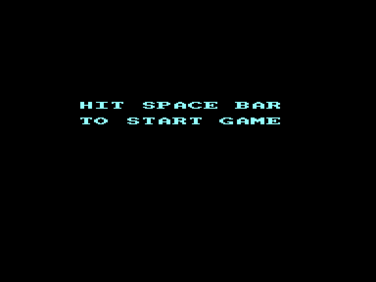 screenshot of the Amstrad CPC game Rooster run