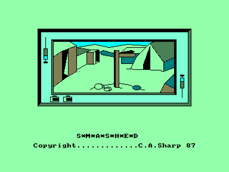 screenshot du jeu Amstrad CPC Smashed